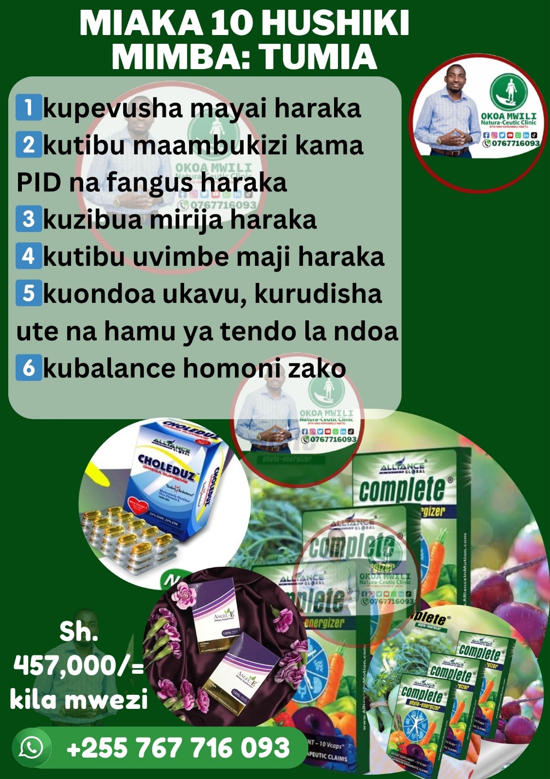 CPE Natura-Ceutical Pro; Dozi ya Mwezi 1