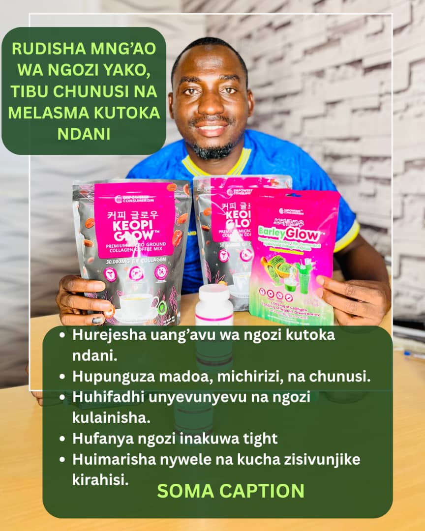 Keopi Glow+Slim Pack; Dozi ya Mwezi 1 (Full Dozi Miezi 3)